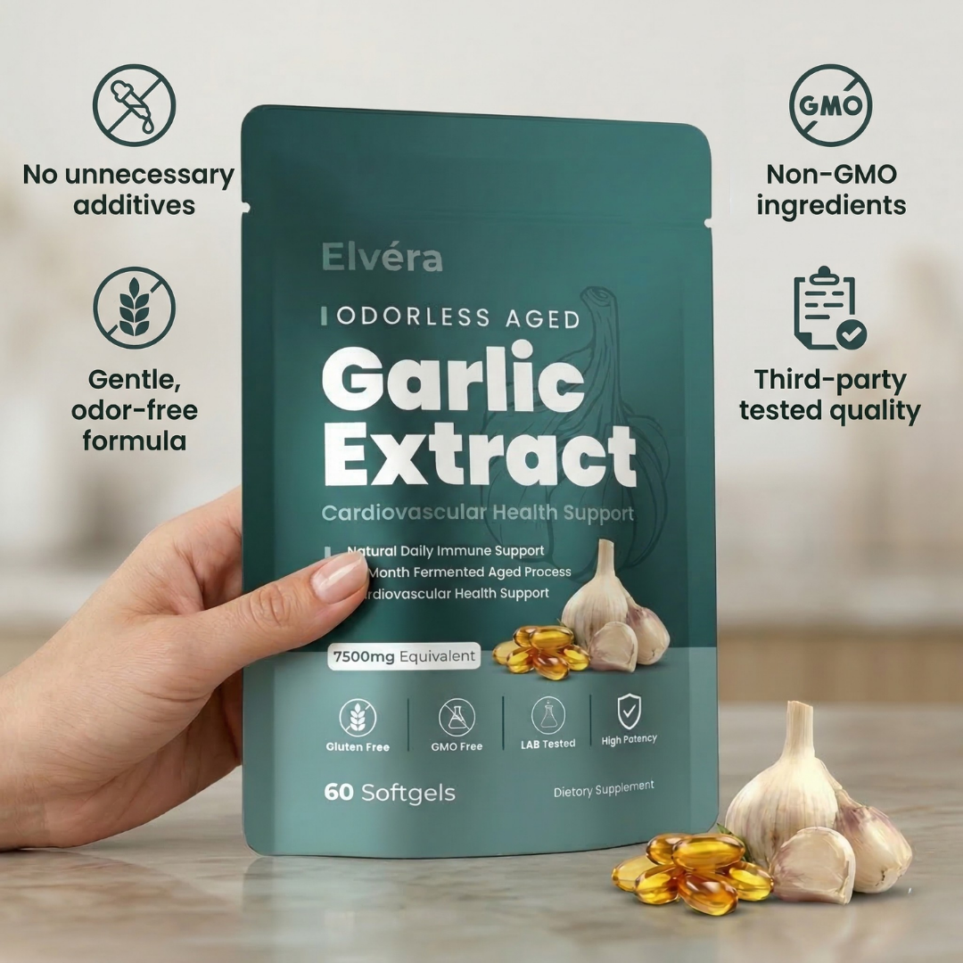 Elvéra | Odourless Aged Garlic Extract