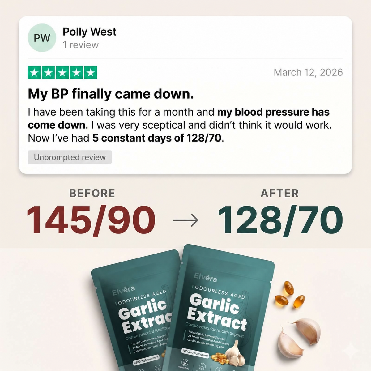 Elvéra Aged Garlic Extract